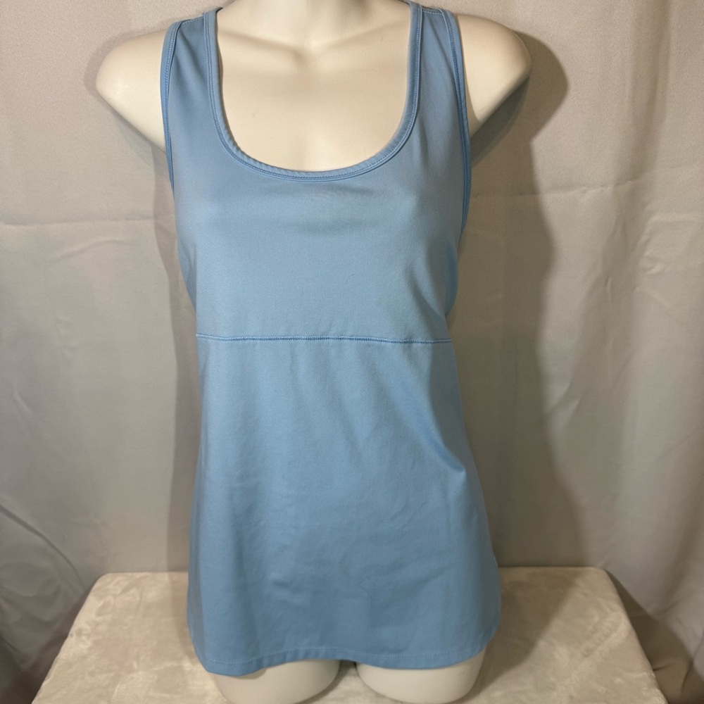 RBX Light Blue‎ Racerback Tank Top Workout Gym Athleisure Size L